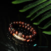 TCC™ Natural Red Tiger Eye Charm Bracelet